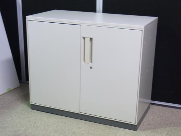 4●KOKUYO/コクヨ●下置き両開き書庫/書棚/キャビネット●W900