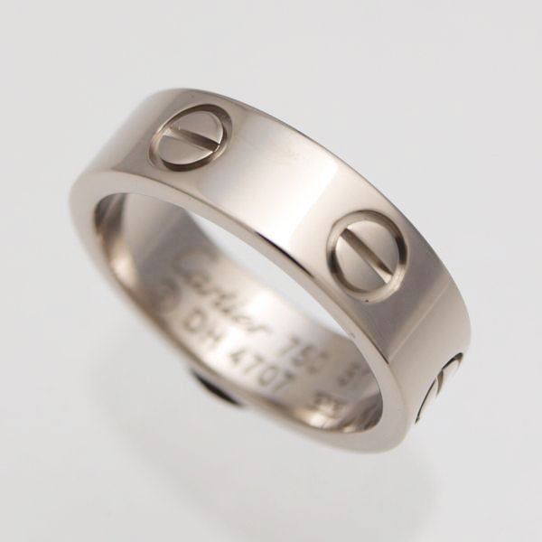 カルティエ　ラブリング　K18WG　＃５１（＃１１） 新品仕上げ済