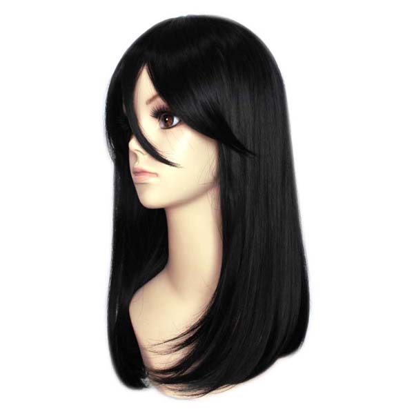 メール便 コスプレウィッグ黒ブラック清水潔子ロング50cm ブラック 売買されたオークション情報 Yahooの商品情報をアーカイブ公開 オークファン Aucfan Com