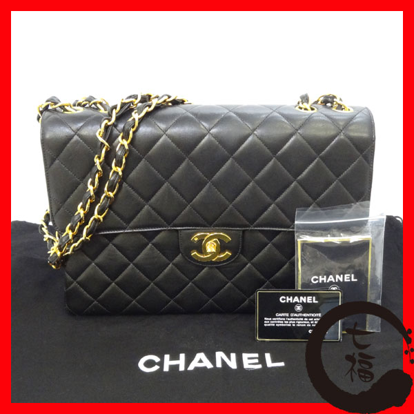 【シャネル】マトラッセ30 Wチェーン ラムスキン 良品 大人気