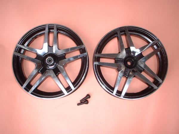 新品 社外アルミホイール前後セットb DIO-ZX ディオZX Z4-2