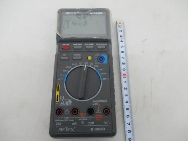 22-402 工具 測定器 デジタルマルチメーター METEX M-3850D(電気計測器)｜売買されたオークション情報、yahooの商品情報 ...