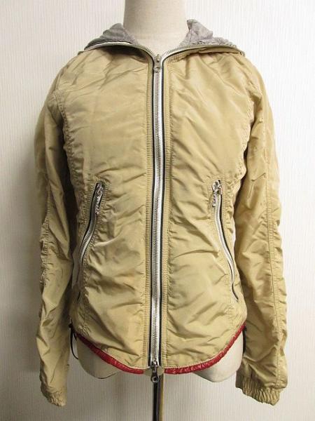 デュベティカ 薄手 ダウンジャケット/パーカ ベージュ/グレー40