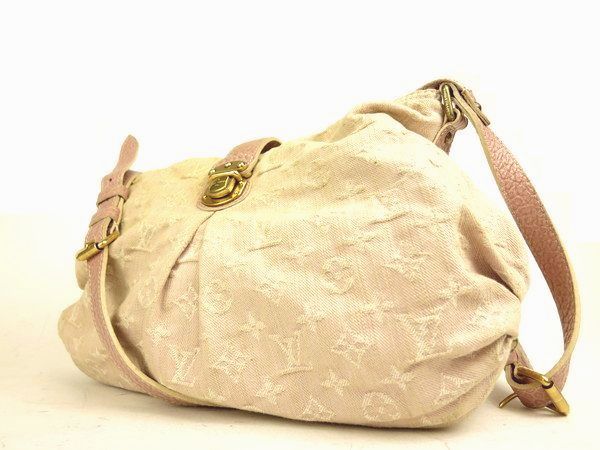 【ルイヴィトン】スライトリー★ショルダーバッグ★デニムピンク