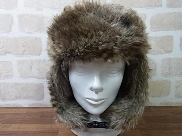 ♪ 未使用! nobis/ノビス エスキモー帽子 ファー ブラック S ♪