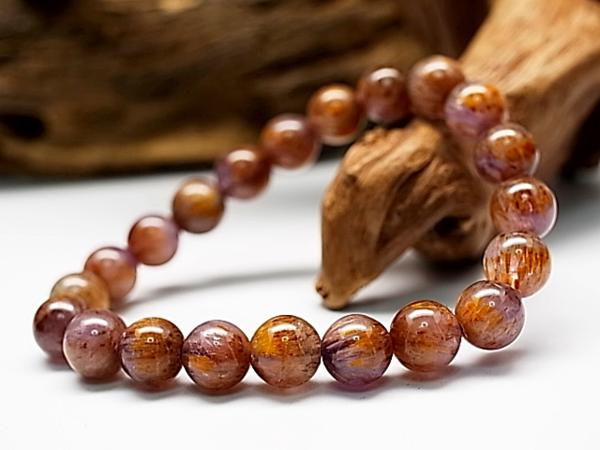 15A数万個に一つ ゴールデンスーパーセブン ブレス10mm【301T