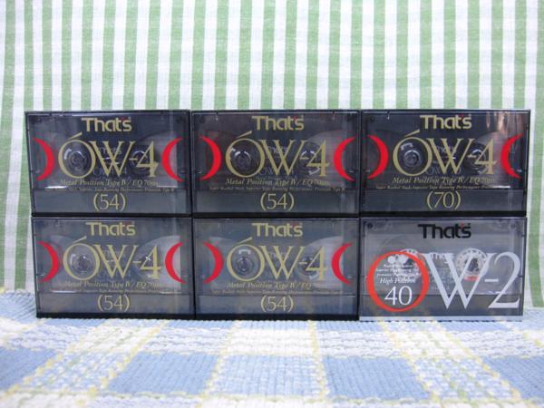 ■太陽誘電 That's メタル５本＋ハイポジ１本◆