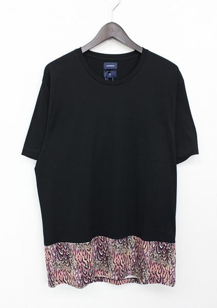 ミハラヤスヒロ 14SS 裾フェザープリント切替カットソー【99】