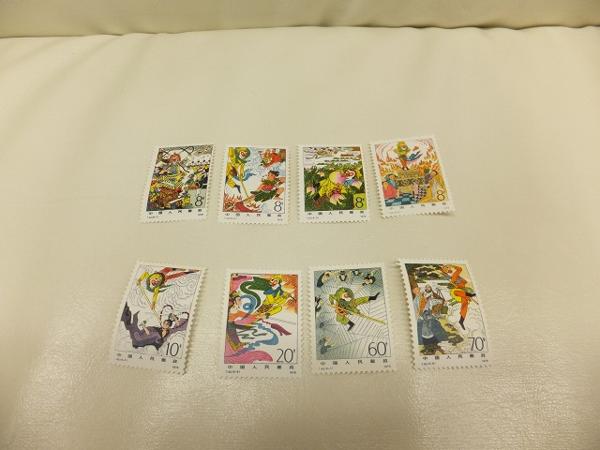 キングラム[te]☆中国切手 西遊記 t43 8種完 保管品☆