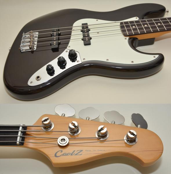 CoolZ ZJB-1R ジャズベース　ブラック　フジゲン製　メンテ済み ☆Cool Z☆ZJB-1R TBK ジャズベース 美品 2010年製 フジゲン製 CoolZ