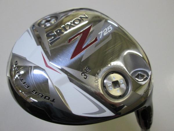 【中古】スリクソン　Ｚ７２５　Ｗ３　１５°SR　ケーナブルー６