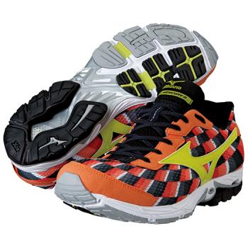 ミズノ ウエーブマーキュリー3 橙×黄/黒 27.0 定価 12，960円