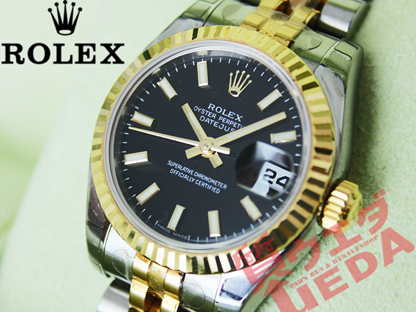 ★美品★ロレックス/デイトジャスト/レディース/179173/D番
