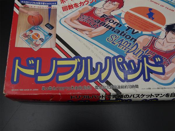 【未使用展示品】スラムダンク ドリブルパッド 1993年 バンダイ【説明文必読】 当時物 バンダイ スラムダンク ドリブルパッド 未使用品 箱難有