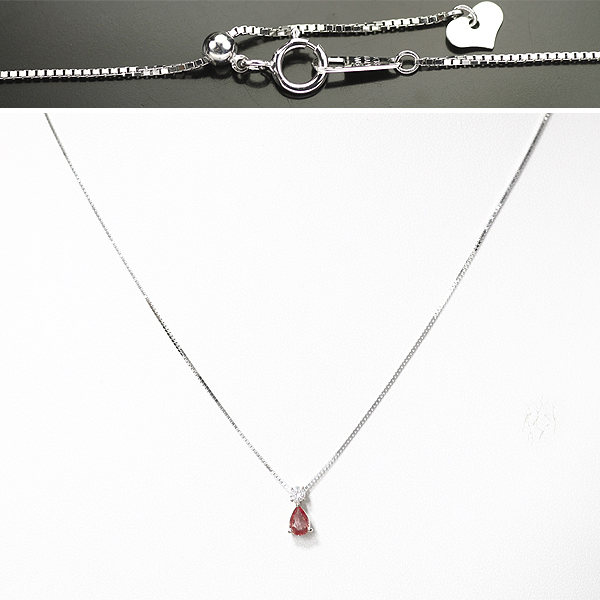 《SELBY》K18ピンクゴールド ダイヤネックレス 1.07ct