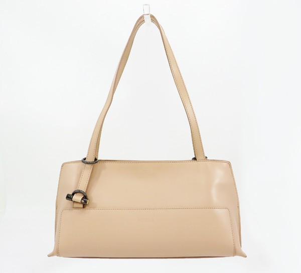 ◇【FURLA フルラ】レザー ショルダーバッグ ベージュ