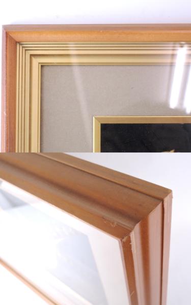 輪島塗 沈金師 安村稔作 夫婦雉 額装 漆器 蒔絵(漆芸)｜売買された