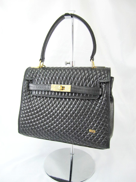 ★BALLY(バリー) キルティング ハンドバッグ 黒★値下げ★即決