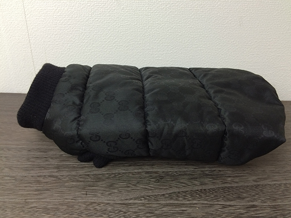 グッチ 犬用 洋服 黒 GUCCI ブランド 小型犬 イタリア製 GG柄