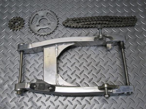 ZEXT モンキーなどに 社外製 アルミスイングアームセット FG02