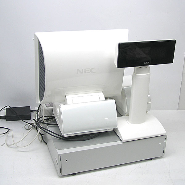 NEC レジ！2台まとめ売り！格安にて！ NEC POSレジセット TWINPOS5500Ui PWPX221W02 PWPX241W01 等(レジスタ