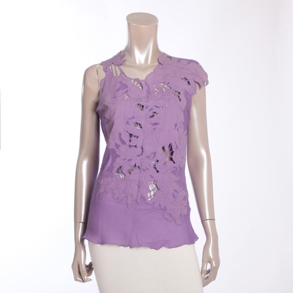 ヴィヴィアンタム シルク ノースリーブ 0