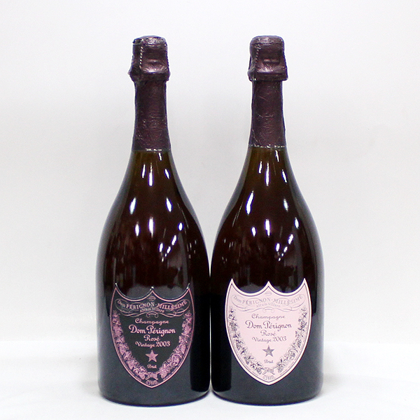 ☆1円～ 2本セット/ドンペリニヨン ロゼ 2003年 u5a1804.2701