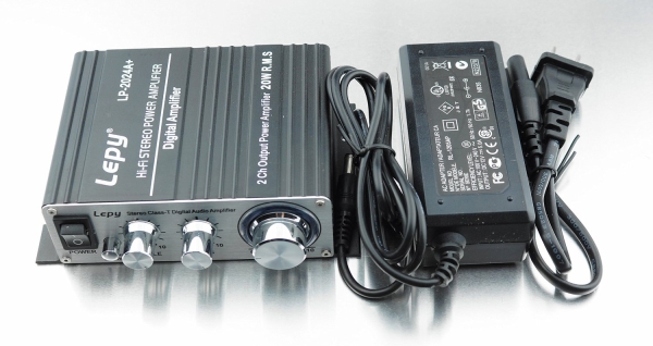 新モデル Lepy LP-2024A+ Digital アンプ＋ACアダプタ ブラック