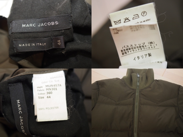 マークジェイコブス 06AWリバーシブルダウン44 Italy製