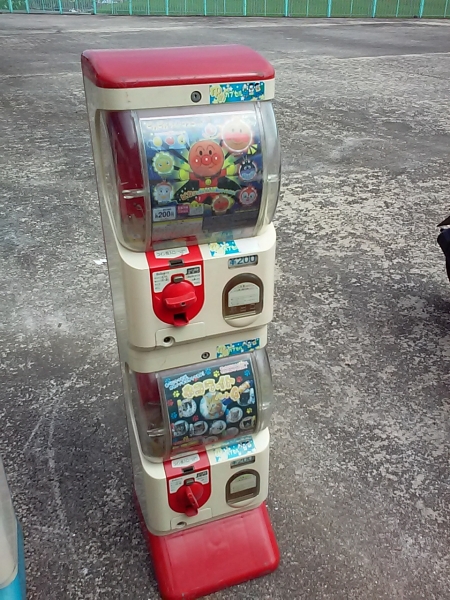 中古 ガチャポン スリムボーイ 赤
