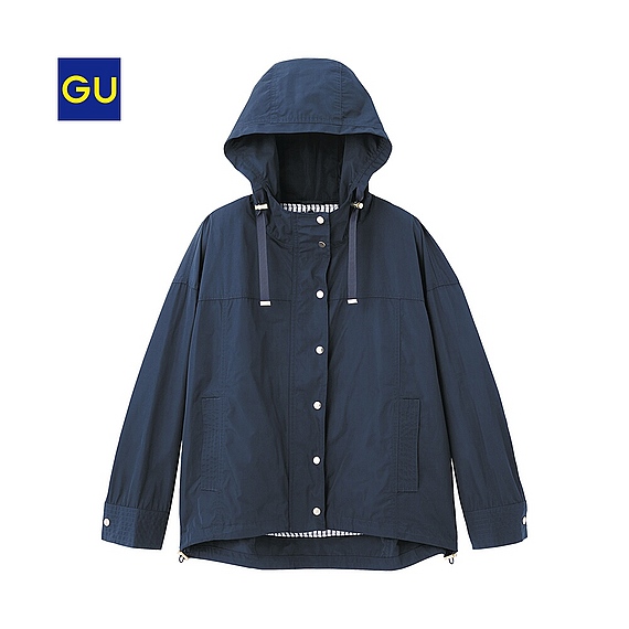 ■GUジーユー■マウンテンパーカー新品■ネイビーSサイズ