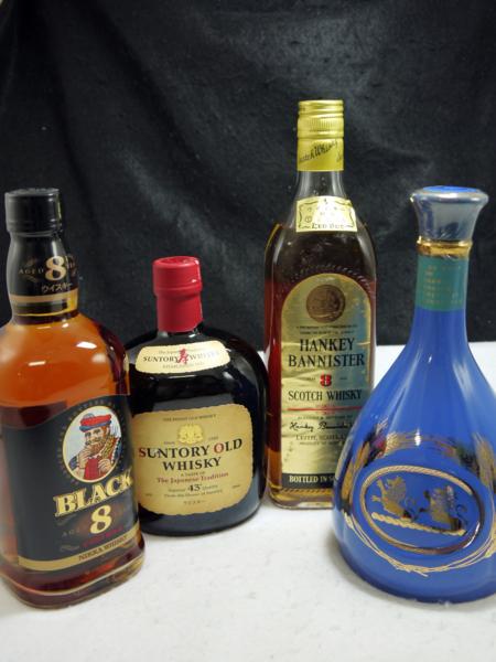 ★未開栓★【ウイスキー4本セット】サントリー寿・ニッカ 他