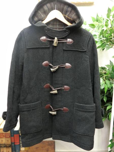 定番 EASTBOY カシミヤ混 ウール ダッフルコート グレー 9 通学