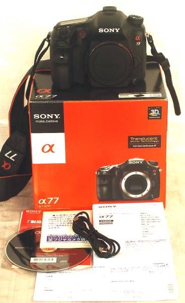SONY SLT-A77V 元箱入り 動作品 P545