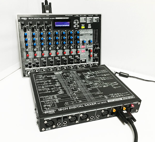美品 ローランド M-16DX USB付16chデジタルミキサー EDIROL DTM