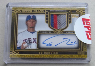 ダルビッシュ直筆サイン&パッチ UPPER CLASS Patch Auto #/25