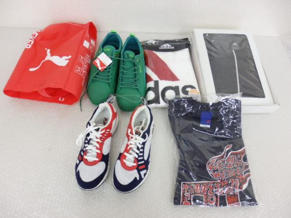 処分 アディダス，プーマ 他 ジャージ，タオル，運動靴 他 [梱0.3]