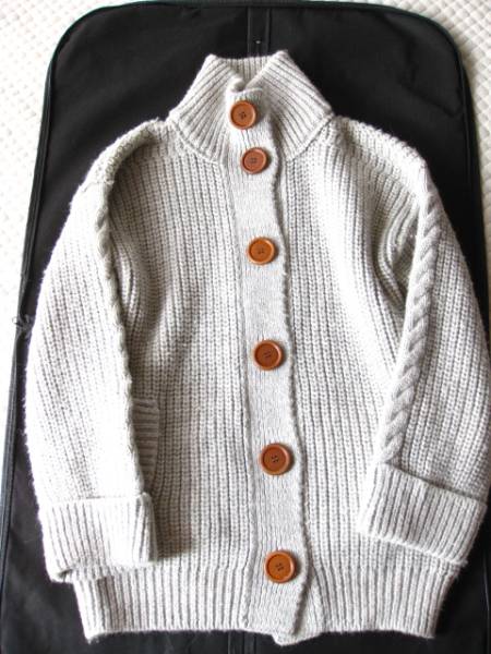 新品同様CHLOE　クロエ最高級ざっくりアルパカカーディガンXS