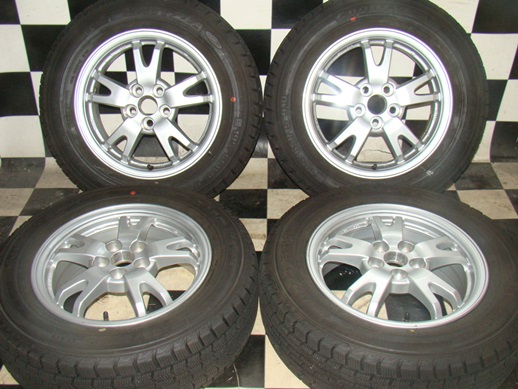 買取 熊本 ☆超バリ溝 30系 プリウス 純正 195/65R15 スタッドレス アルミ