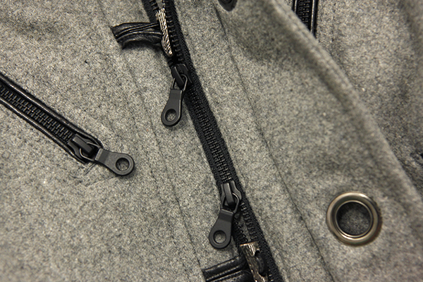 ニコル NICOLECLUB FOR MEN ファー付 ウールミリタリーJKT /3WAY