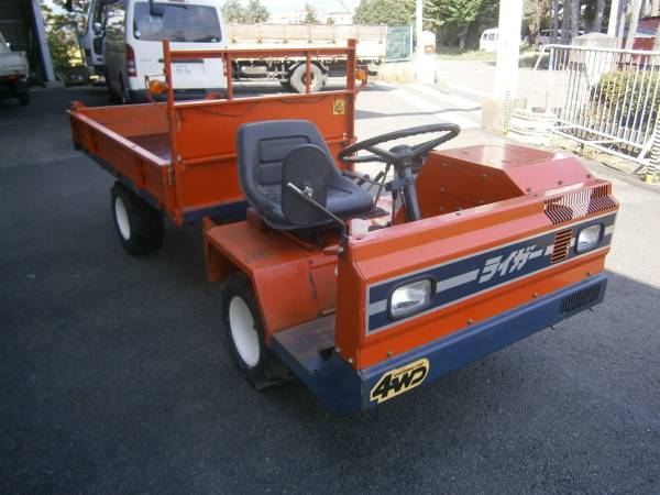 乗用運搬車　チクスイライガーGX13　４WD油圧ダンプ