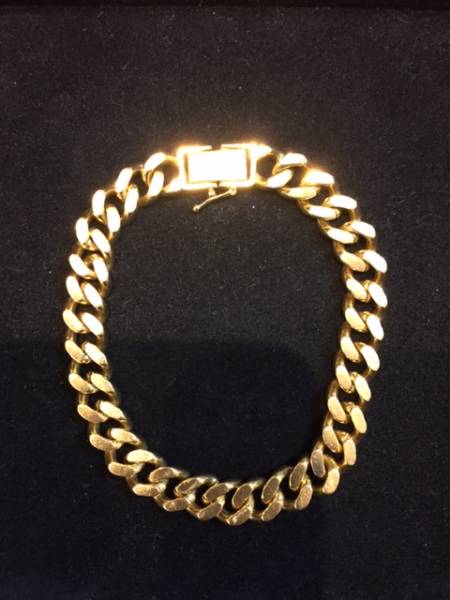 K18 ブレス　全長20cm 重量49.8g 造幣局刻印あり