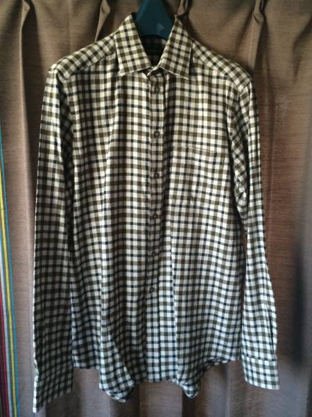 GIVENCHY ビッグシルエットチェックシャツ