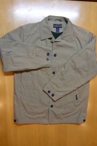 モンベル・キャンバスカントリージャケットＬサイズ格安で！