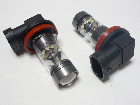 送料安！★限定爆光SALL100w LEDフォグH16 SHARP製 N-WGN等