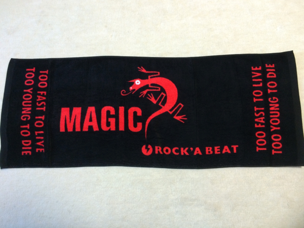 [新品・レア] MAGIC クリームソーダ マジックタオル 黒 当時物