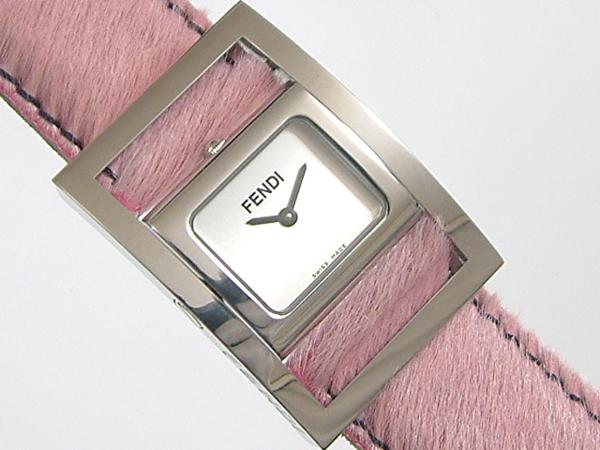 ■フェンディ■極美■レディースハラコレザーウォッチ■