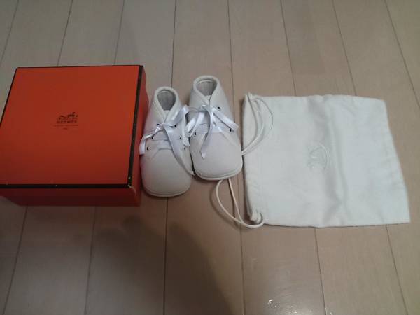 エルメスファーストシューズ　美品　赤ちゃん