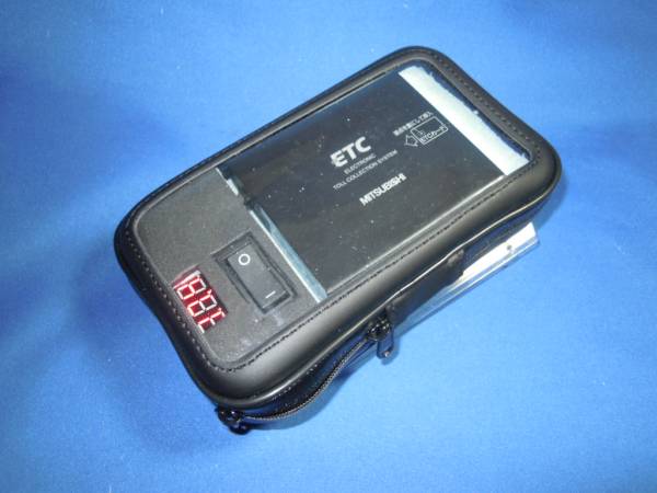 ♪ＥＴＣ　バイク　二輪　防水ケース　乾電池　軽登録済