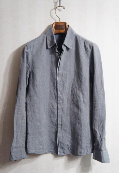 wjk(ダブルジェイケイ)2012SSリネンシャツ S ジュンハシモトAKM